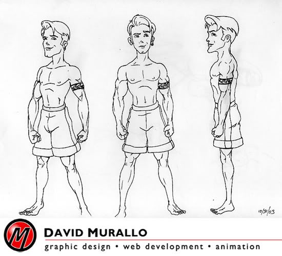 3d character sketch