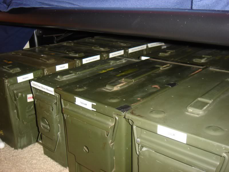 How do you store ammo?