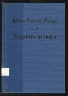 Image for Miss Carrie Peter and Trophies in India.