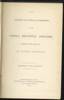 Image for The Addresses and Journal of Proceedings of the National Educational Association, Session of the Year 1874, at Detroit, Michigan.