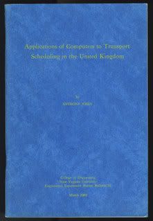 Image for Applications of Computers to Transport Scheduling in the United Kingdom. A Series of Seminars Delivered By Anthony Wren, Lecturer in Electronic Computing Laboratory and Associate Lecturer - Center for Transport Studies, University of Leeds, England.