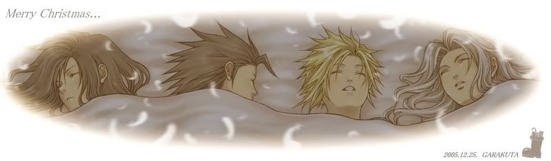christmas2005.jpg vincent zack cloud sephiroth image by forever_gackt
