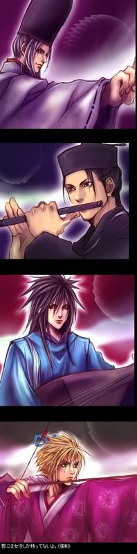 onmyouji.jpg sephiroth zack cloud vincent image by forever_gackt