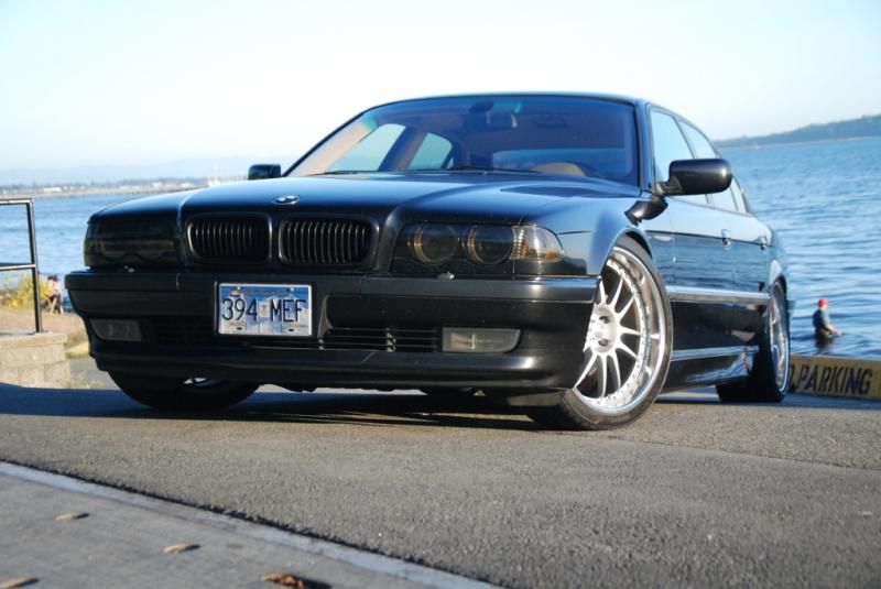 Fully Customized 2001 BMW 740i 4.4 Sport-- lowered, 19" Wheels...etc ...