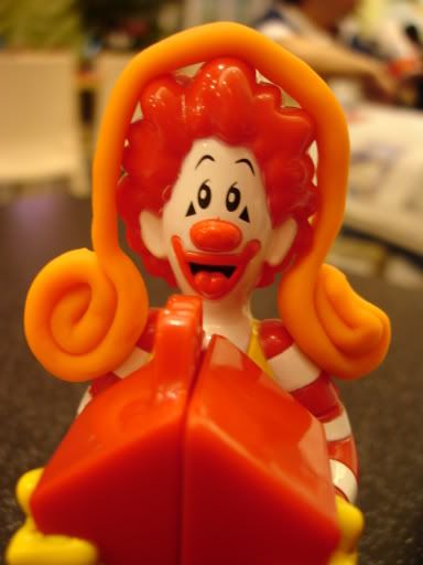 ronald with long curly hair