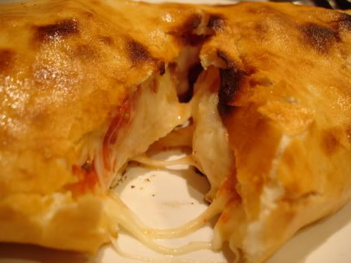 inside the calzone