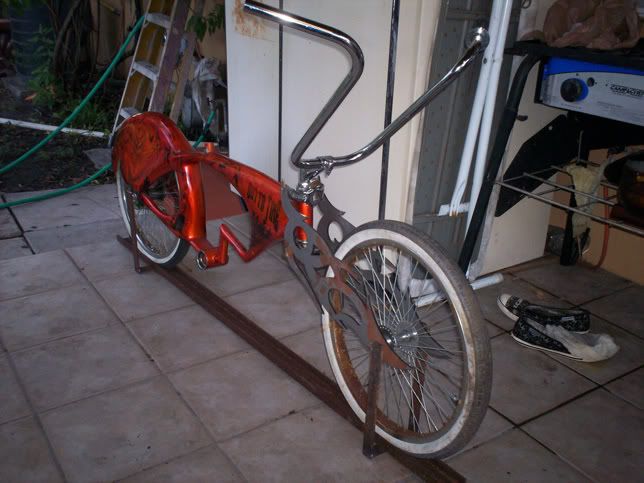 lowrider bike bondo frame