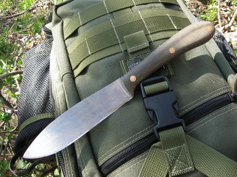 Fire Starter Hunting Camping Knife W/Flint - 5MM Thick Blade