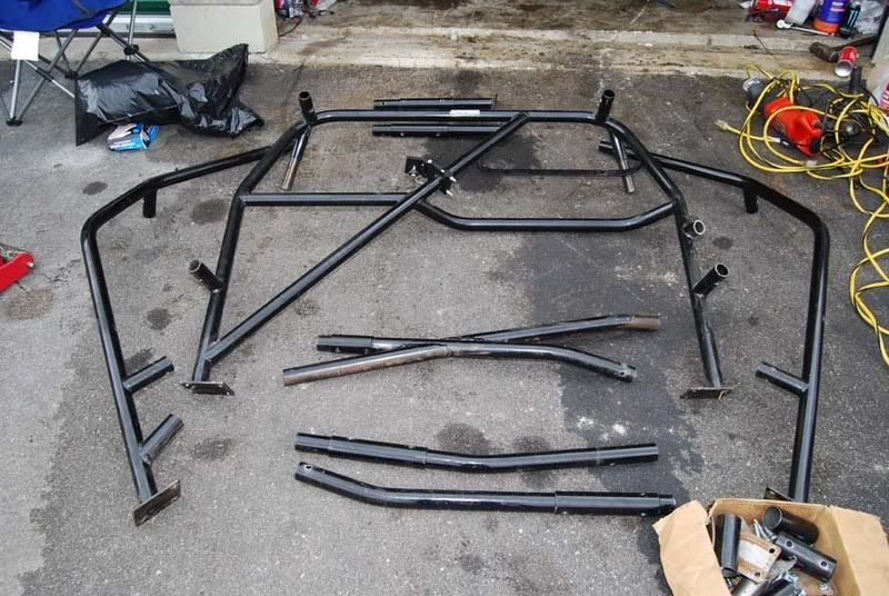 F/S 240sx S13 fastback AutoPower 6 point roll cage