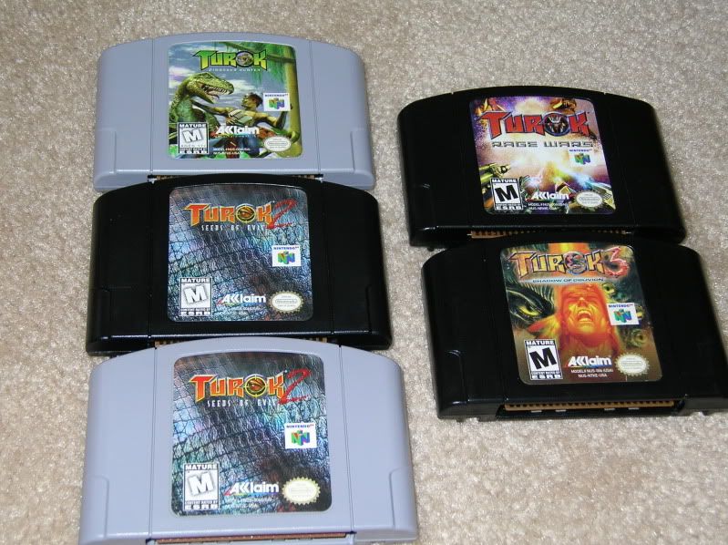 N64 black hot sale cartridge games