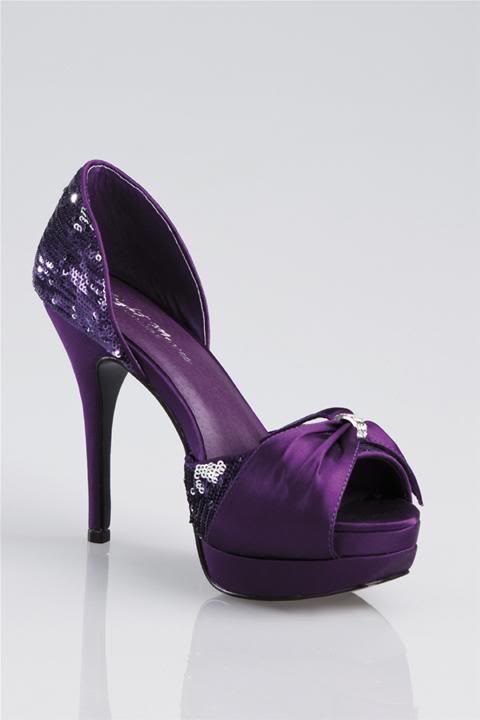 eggplant wedding shoes