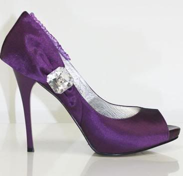 eggplant wedding shoes