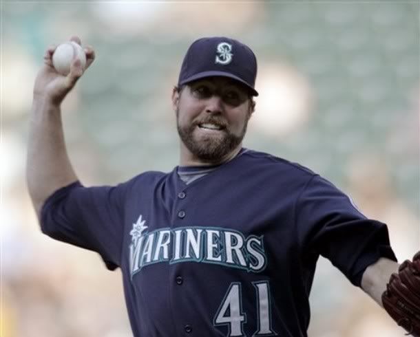 RA Dickey See? He totally looks like a pirate...ARRRRRR.A. Dickey!