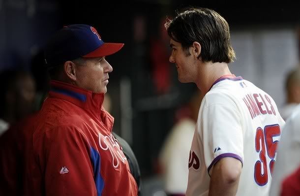 Cole Hamels Good job, buddy!