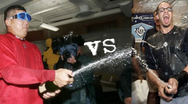 Eww. Dice-K vs. James Shields. What? Oh jeez, you perv. Get your mind outta the gutter.