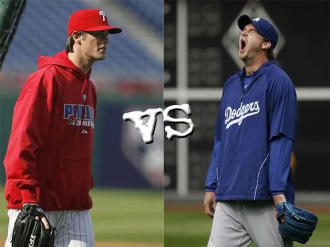 Cole Hamels vs. Derek Lowe Hamels vs. Lowe