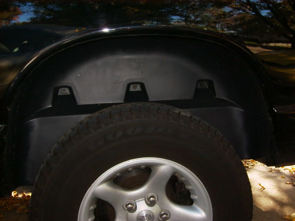 Nerf bar/Wheel well liner pics DodgeTalk Forum