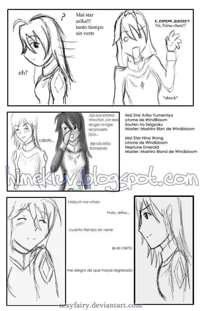 Mai Otome Avenir [comic boceto]