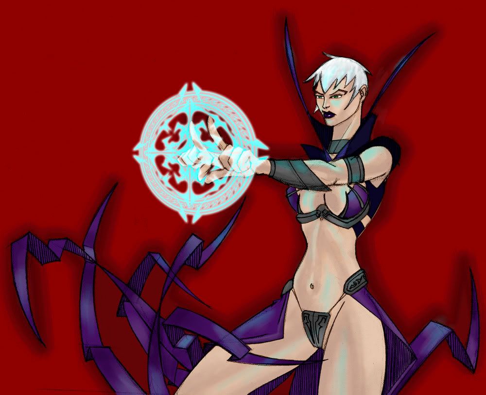 EVIL LYN casting spell ... check it out