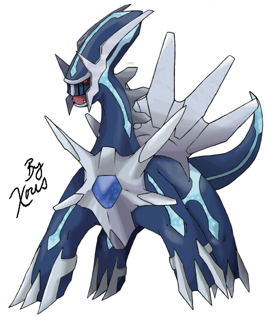 pokemon coloring pages dialga. First, I did a piece on Dialga