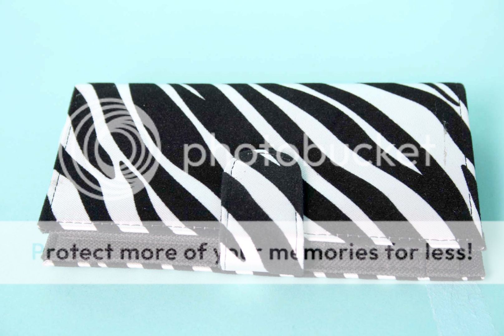 Zebra weiß beflockt Rockabilly Geldbörse EMO Geldbeutel