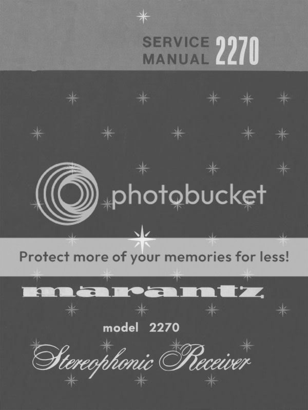 Marantz Amp Receiver Tuner Vintage Repair Manuals DVD
