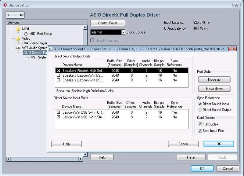 Asio directx full duplex setup download