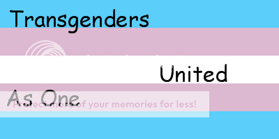 Transgenders United banner